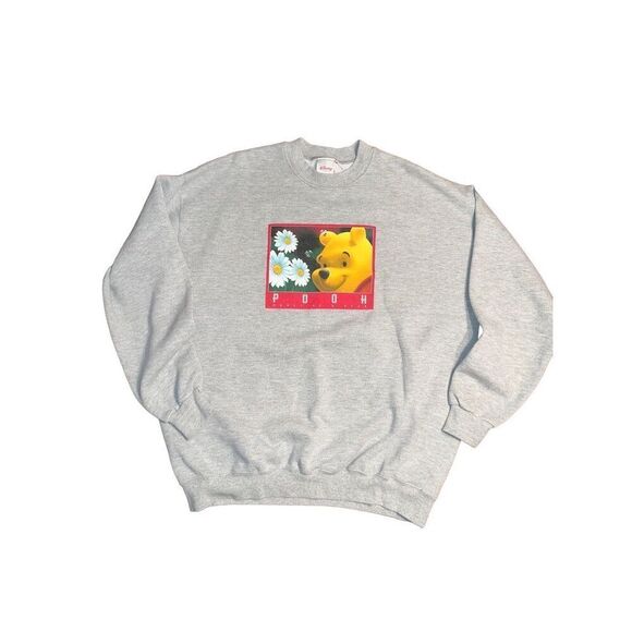 Vintage 90s Pooh Crewneck Sweatshirt The Disney Store Size X Large - Picture 1 of 6